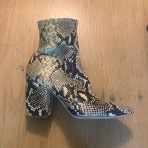 Python stamped booties